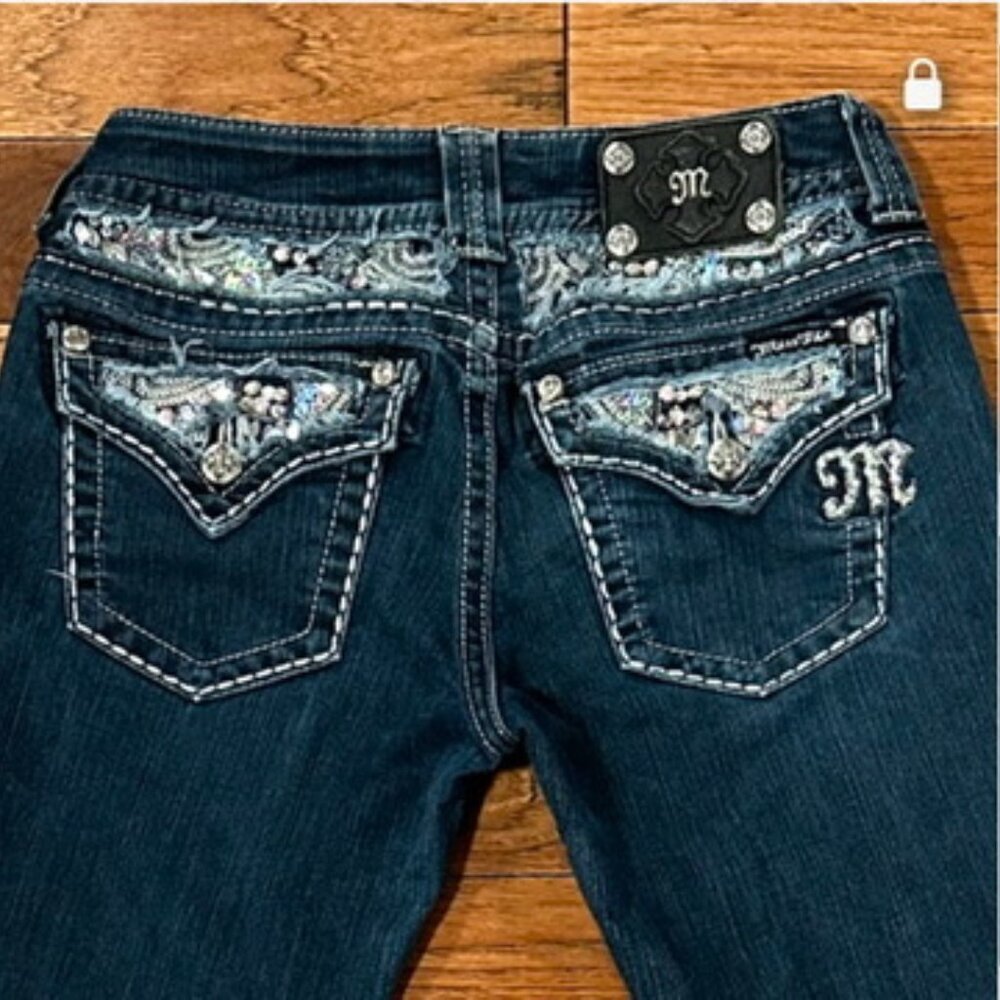 Miss Me Easy Skinny Jeans Size 26 Style #JES758ESR - Picture 2 of 15